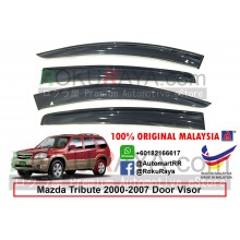 Mazda Tribute (1st Gen) 2000-2007  AG Door Visor Air Press Wind Deflector (Big 12cm Width)